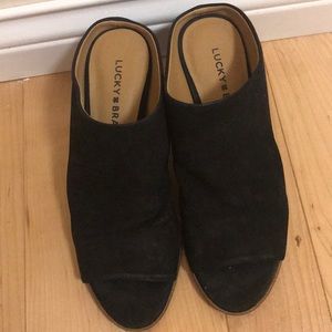Women's Organza Block-Heel Mules